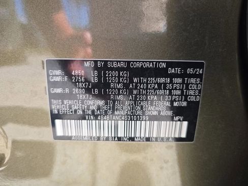 Certified 2025 Subaru Outback Limited w/ Tech Package 3 AWD/4WD image 30
