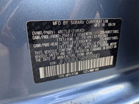 Used 2024 Subaru Crosstrek 2.0i Premium image 34