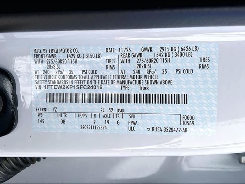 New 2025 Ford F150 STX w/ Equipment Group 200A image 20