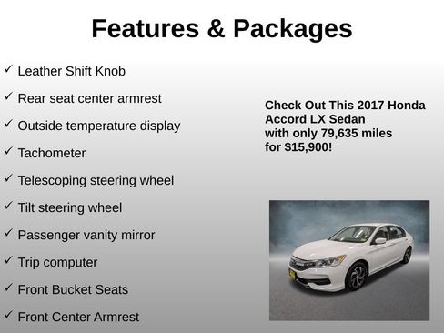 Used 2017 Honda Accord LX image 16