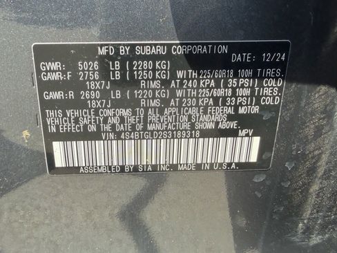 Used 2025 Subaru Outback Onyx Edition XT AWD/4WD image 36