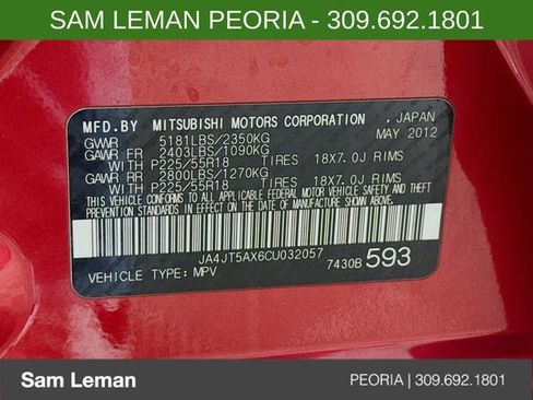 Used 2012 Mitsubishi Outlander GT image 27