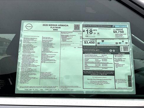New 2026 Nissan Armada Platinum image 19