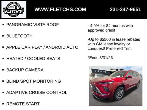 New 2026 Buick Enclave Avenir w/ Super Cruise Package image 2