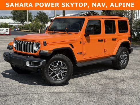 Used 2025 Jeep Wrangler Unlimited Sahara AWD/4WD image 1