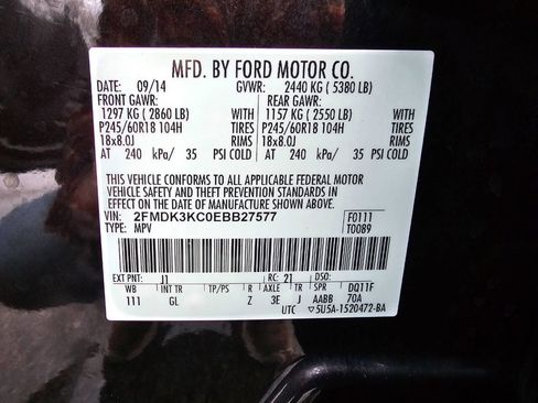 Used 2014 Ford Edge Limited w/ Equipment Group 301A image 46