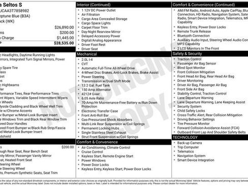New 2026 Kia Seltos S image 28