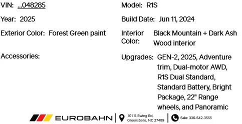 Used 2025 Rivian R1S Adventure Dual AWD/4WD image 33