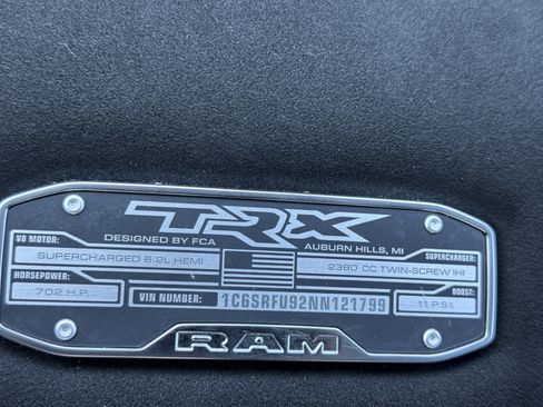 Used 2022 RAM 1500 TRX w/ TRX Level 2 Equipment Group AWD/4WD image 38