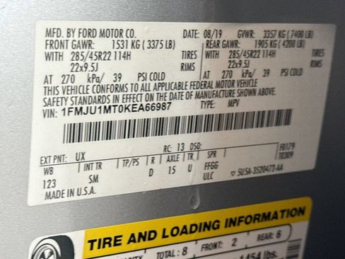 Used 2019 Ford Expedition Platinum AWD/4WD image 37