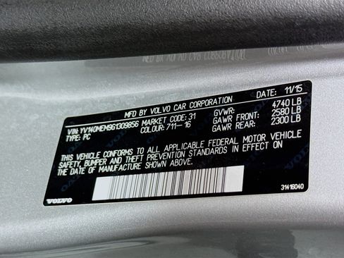 Used 2016 Volvo V60 T5 Platinum w/ Climate Package FWD image 40