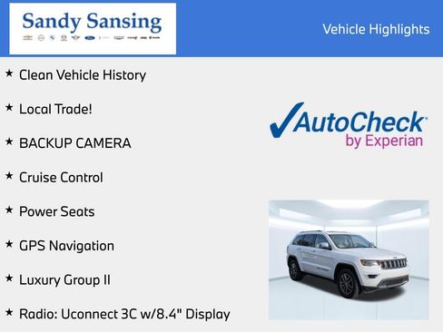 Used 2017 Jeep Grand Cherokee Limited w/ Luxury Group II RWD image 8