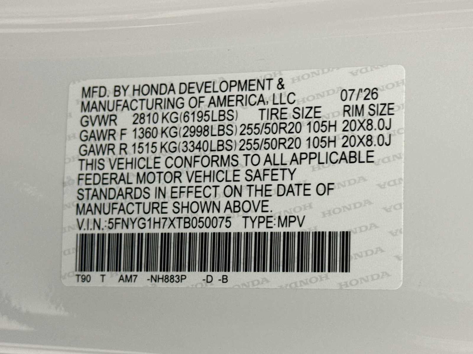Used 2026 Honda Pilot Touring image 34