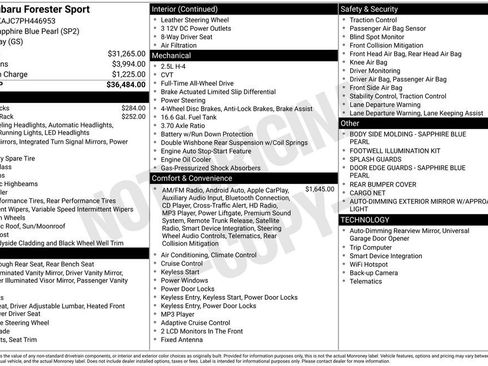 Used 2023 Subaru Forester Sport image 15