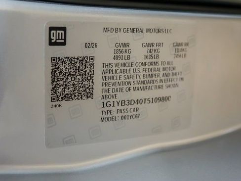 New 2026 Chevrolet Corvette Stingray Preferred Conv w/ 2LT RWD image 20