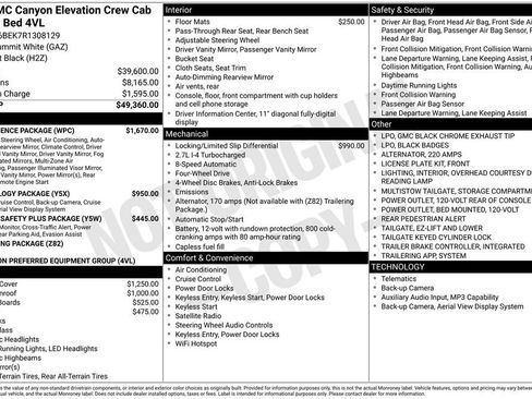 Used 2024 GMC Canyon Elevation w/ Convenience Package AWD/4WD image 6
