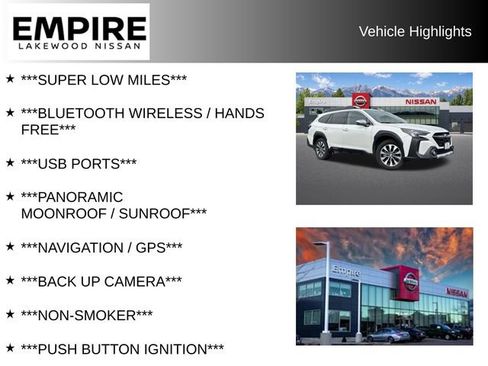 Used 2023 Subaru Outback Touring XT AWD/4WD image 2