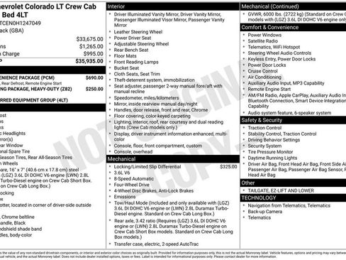 Used 2017 Chevrolet Colorado LT w/ LT Convenience Package AWD/4WD image 8