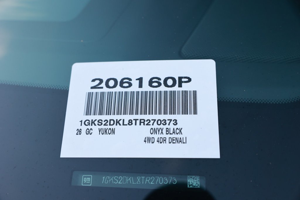 Used 2026 GMC Yukon Denali w/ Sun & Power Step Package AWD/4WD image 46