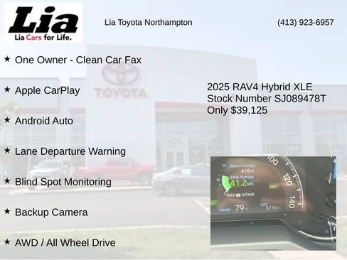Used 2025 Toyota RAV4 XLE w/ Weather Package AWD/4WD image 7