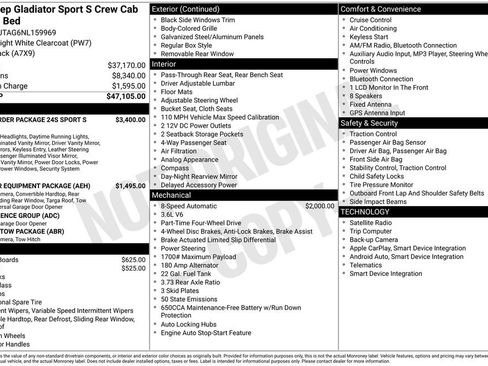 Used 2022 Jeep Gladiator Sport image 10