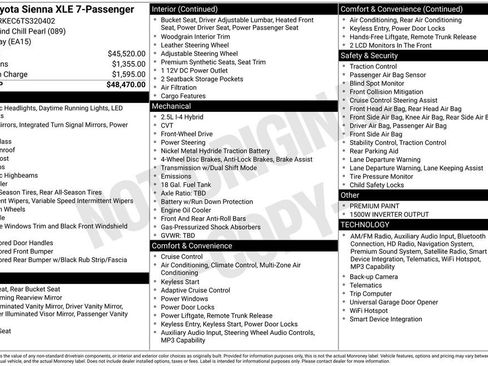 Used 2026 Toyota Sienna XLE FWD image 29