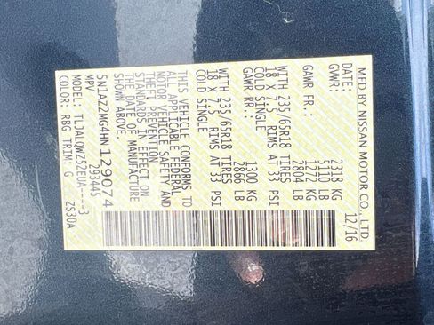 Used 2017 Nissan Murano SV image 19