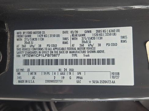 Used 2020 Ford F150 XL w/ Equipment Group 101A Mid RWD image 15