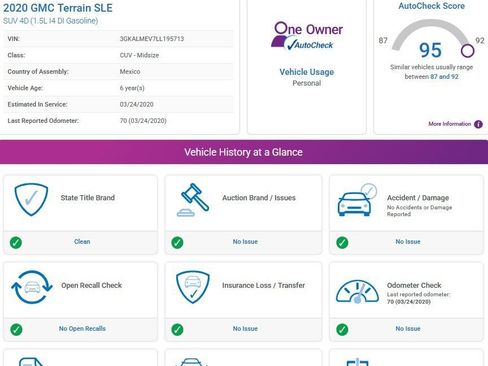 Used 2020 GMC Terrain SLE w/ Driver Convenience Package image 3