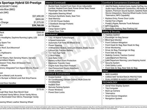 Used 2024 Kia Sportage SX Prestige AWD/4WD image 2
