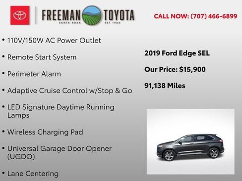 Used 2019 Ford Edge SEL w/ Equipment Group 201A AWD/4WD image 12