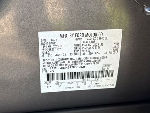 Certified 2023 Ford Explorer XLT w/ Equipment Group 202A image 31