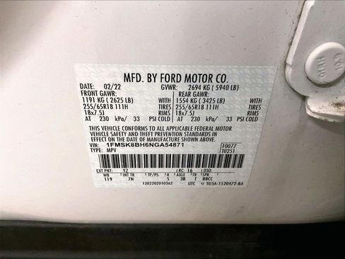 Used 2022 Ford Explorer 4WD image 34