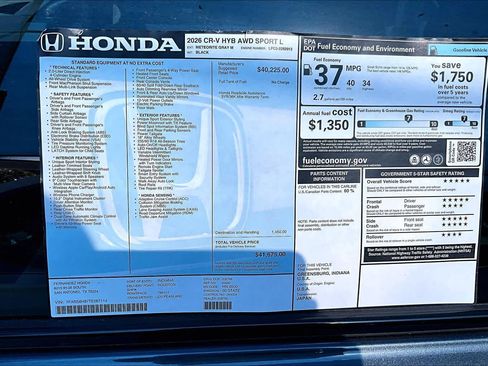 New 2026 Honda CR-V Sport-L image 19