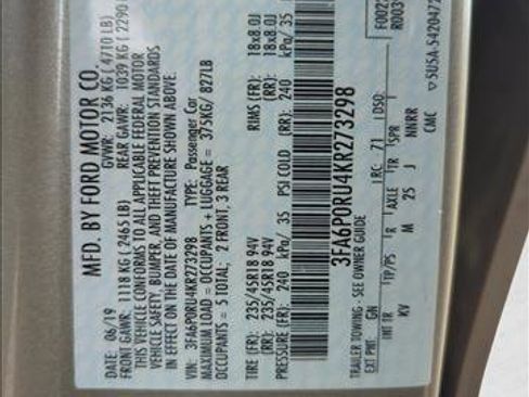 Used 2019 Ford Fusion Titanium image 20