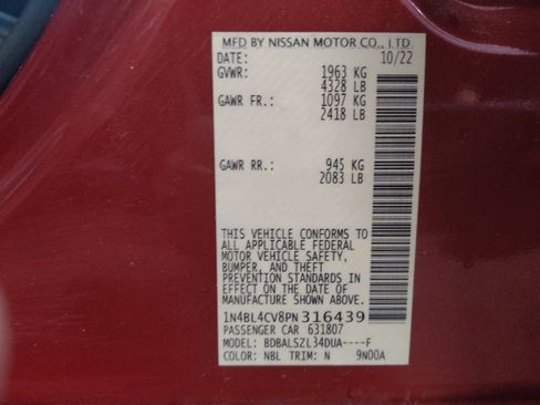 Used 2023 Nissan Altima 2.5 SR image 33