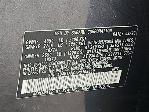 Used 2024 Subaru Outback Limited image 27