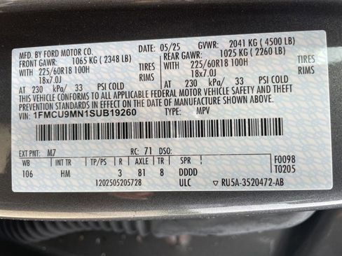 Used 2025 Ford Escape ST-Line AWD/4WD image 11