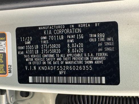 Used 2024 Kia EV9 Land image 46