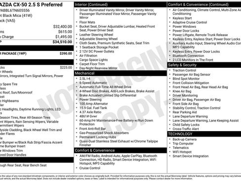 New 2026 MAZDA CX-50 AWD 2.5 S w/ Weather Package image 23