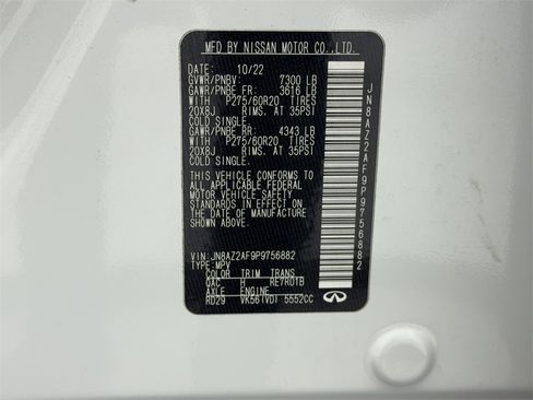 Used 2023 INFINITI QX80 Luxe w/ Cargo Package image 57