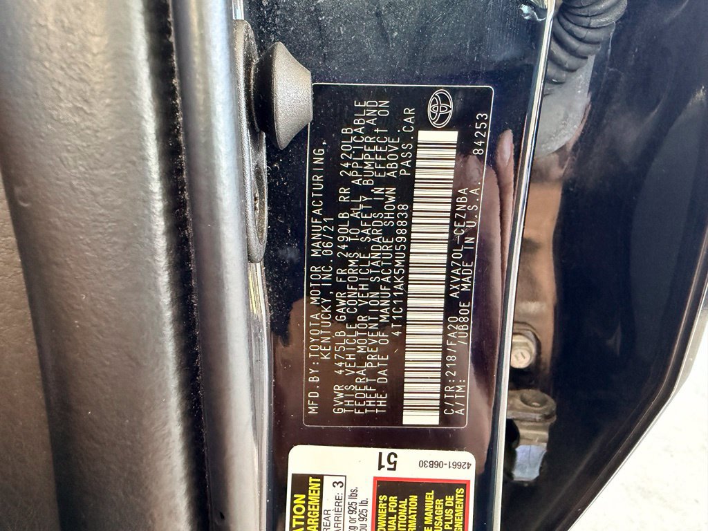 Used 2021 Toyota Camry LE FWD image 39