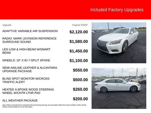 Used 2015 Lexus LS 460 L RWD image 5