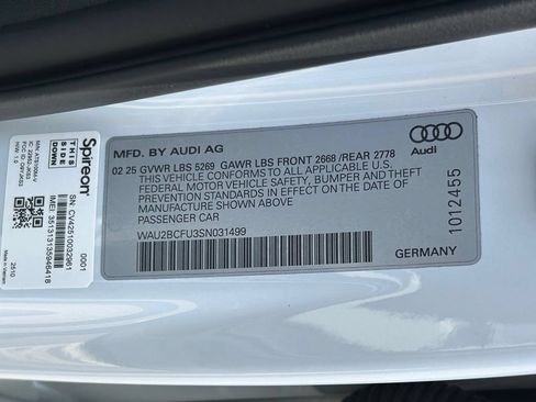 Used 2025 Audi A5 2.0T Premium w/ Premium Plus AWD/4WD image 75