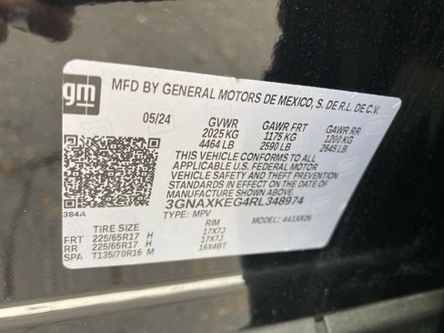 Certified 2024 Chevrolet Equinox LT w/ LPO, Floor Liner Package FWD image 25
