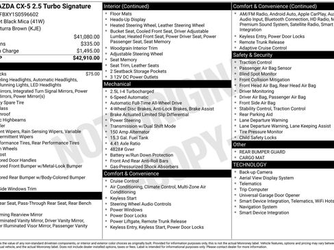 Used 2025 MAZDA CX-5 Signature image 40