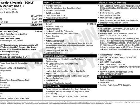 Used 2023 Chevrolet Silverado 1500 LT w/ Work Truck Package AWD/4WD image 15
