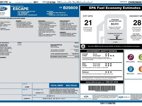 Used 2012 Ford Escape Limited FWD image 19