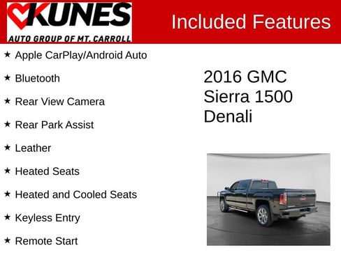 Used 2016 GMC Sierra 1500 Denali w/ Denali Ultimate Package AWD/4WD image 3