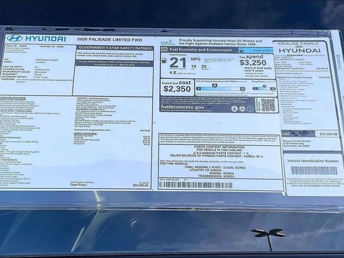 New 2026 Hyundai Palisade Limited image 14